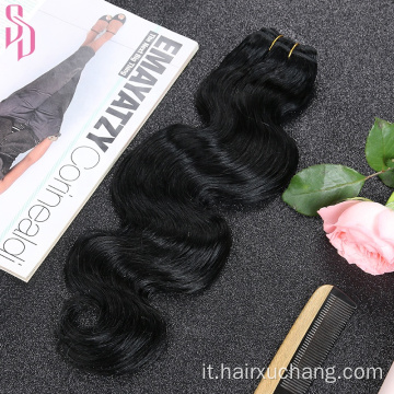 Wholesale Virgin Body Wave Doppio disegno a buon mercato Bundle Human Capone RAW BodyWave Luxury Remy Hair Extension Capelli